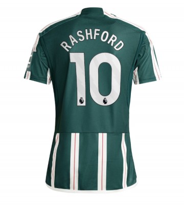 Maillot de foot Manchester United Marcus Rashford #10 Extérieur 2023-24 Manches Courte